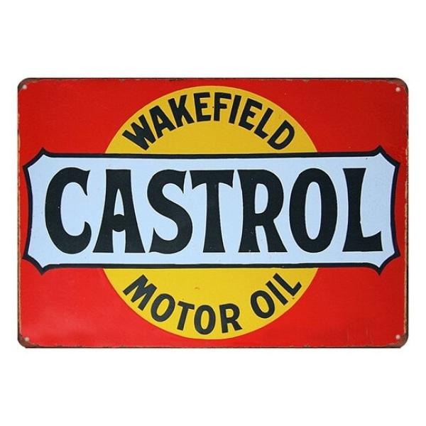 piastra castrol metallo piastra castrol metallo