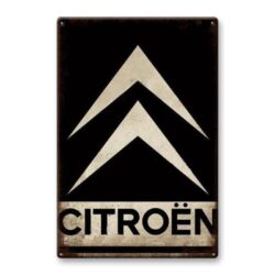 citroen metal plate 1