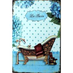 bagno deco metallico