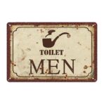 placca metallo deco wc