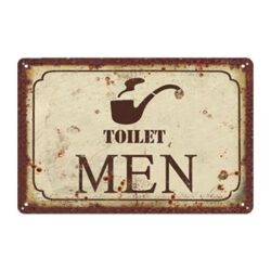 placca metallo deco wc