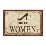 placca metallo deco wc