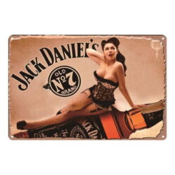 placca in metallo deco whisky
