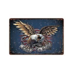 pubblicita metal plate usa