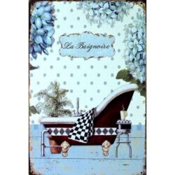 piatto bagno vintage metallo