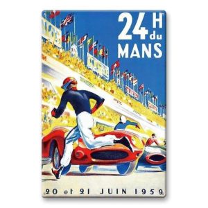 placca metallo vintage 24h du mans