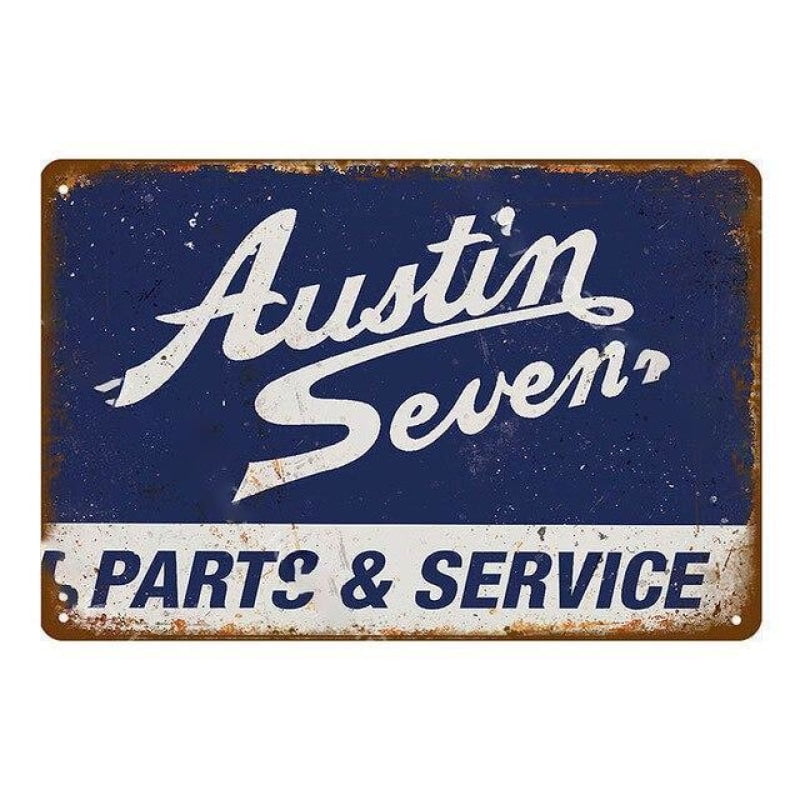 placca metallo vintage austin seven placca metallo vintage austin seven