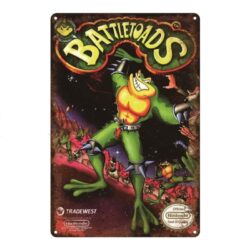 placca metallo vintage battletoads