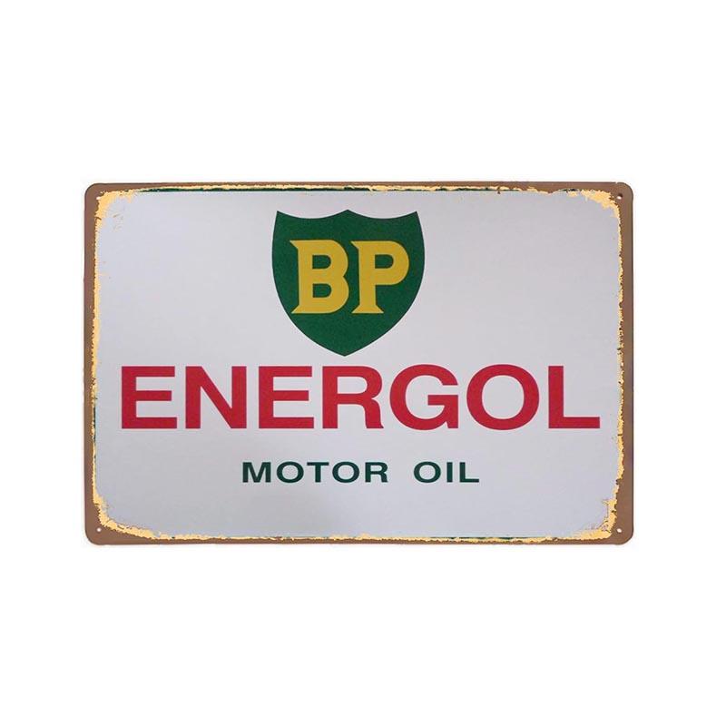 piastra metallica vintage bp energol piastra metallica vintage bp energol