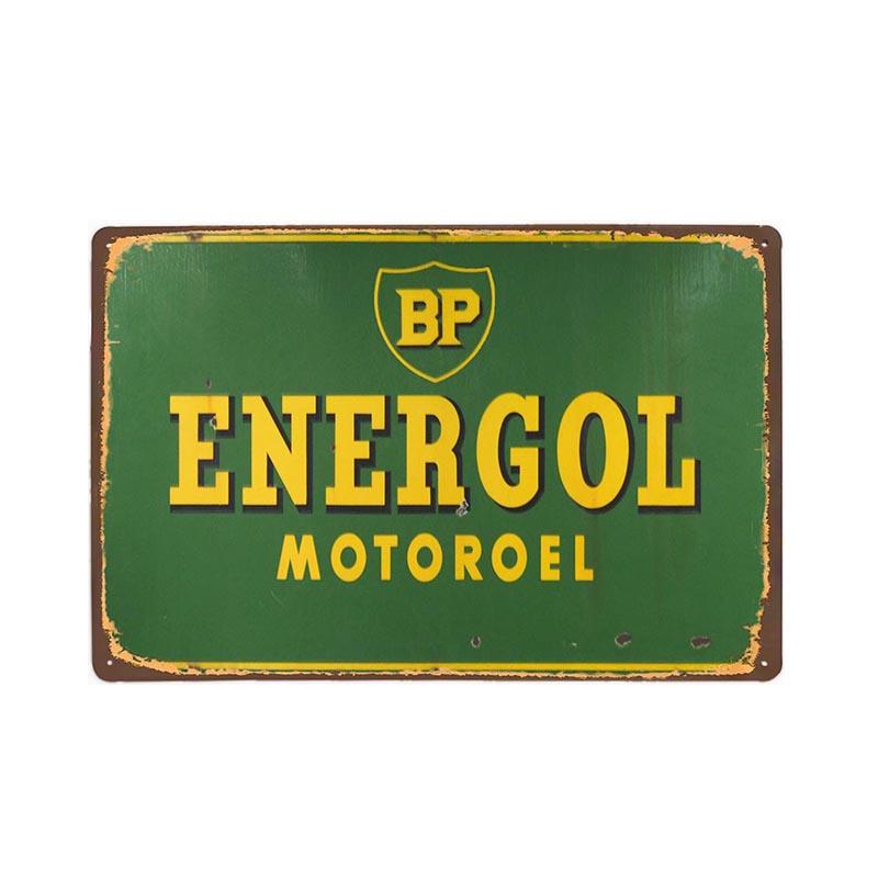 piastra metallica vintage bp motoroil piastra metallica vintage bp motoroil