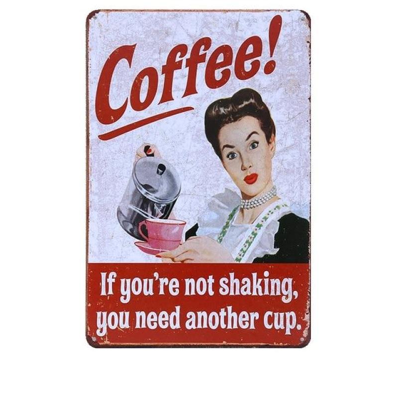 vintage metal plate cafe pin up 2 vintage metal plate cafe pin up 2