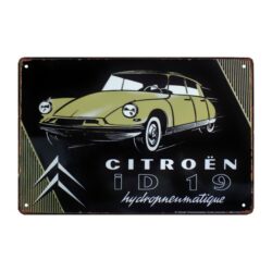 targa metallo citroen vintage