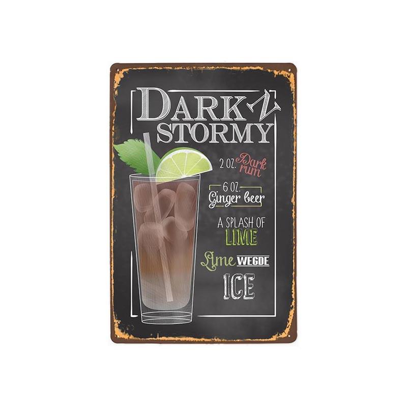 piastra metallica vintage dark n stormy piastra metallica vintage dark n stormy