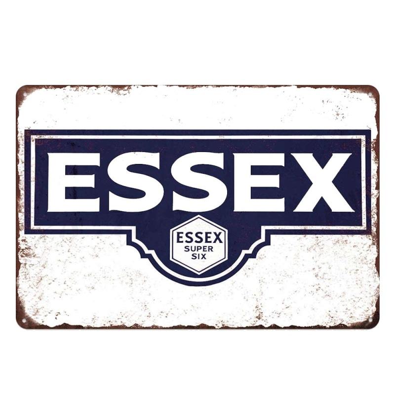 placca metallo vintage essex placca metallo vintage essex