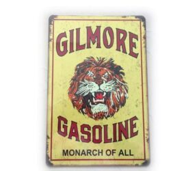 piastra metallica benzina vintage gilmore