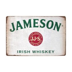 placca metallo vintage jameson