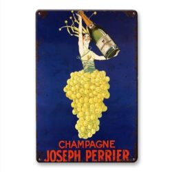 placca metallo vintage joseph perrier