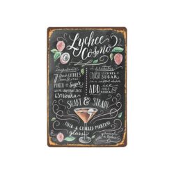piastra metallo vintage lychee cosmo