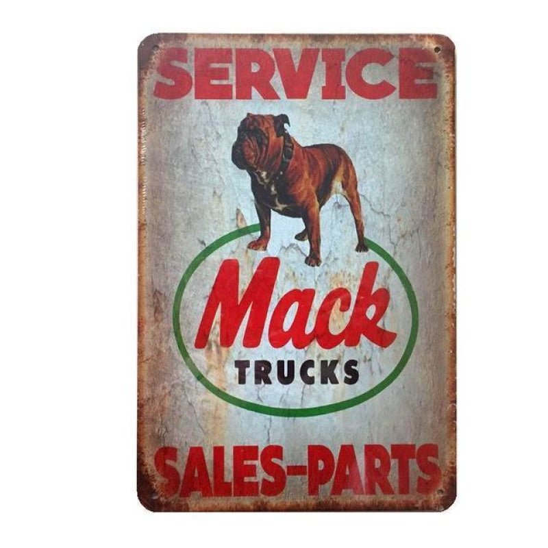 targa metallo camion mack vintage targa metallo camion mack vintage