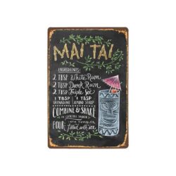 piastra metallica vintage mai tai 1