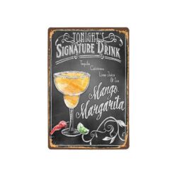 piastra metallo vintage mango margarita