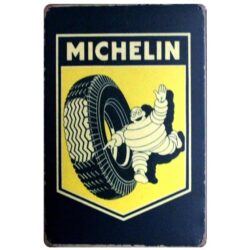 placca metallo vintage michelin