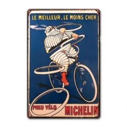 placca metallo vintage michelin il migliore il piu economico