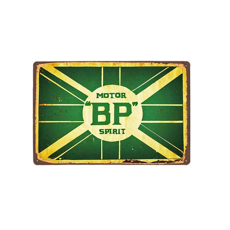 placca metallo motore vintage bp spirit placca metallo motore vintage bp spirit