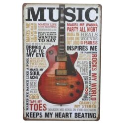 piastra metallo musica vintage