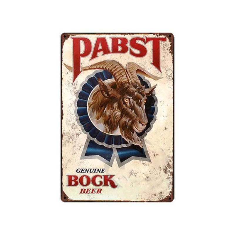 placca metallo vintage pabst placca metallo vintage pabst