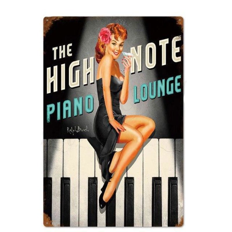 pianoforte pin up vintage placcato metallico pianoforte pin up vintage placcato metallico