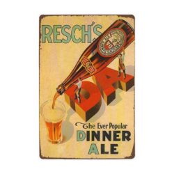 placca metallo vintage resch