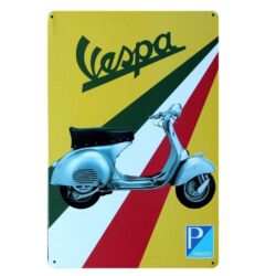 piastra metallica scooter vintage