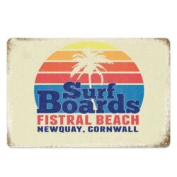 piastra metallica strade da surf vintage