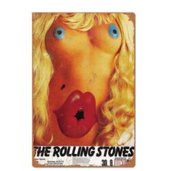 placcato metallo vintage dei rolling stones