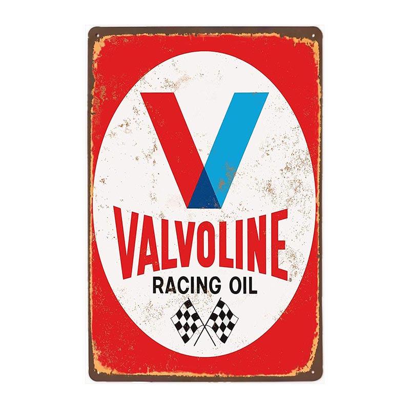 placca metallo vintage valvoline placca metallo vintage valvoline