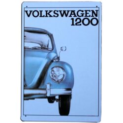 piastra metallica volkswagen vintage