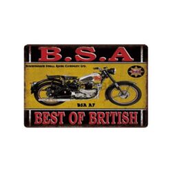 targa moto bsa