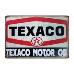 olio motore targhetta pubblicitaria
