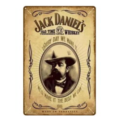 targa pubblicitaria jack daniels