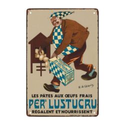targa pubblicitaria lustucru