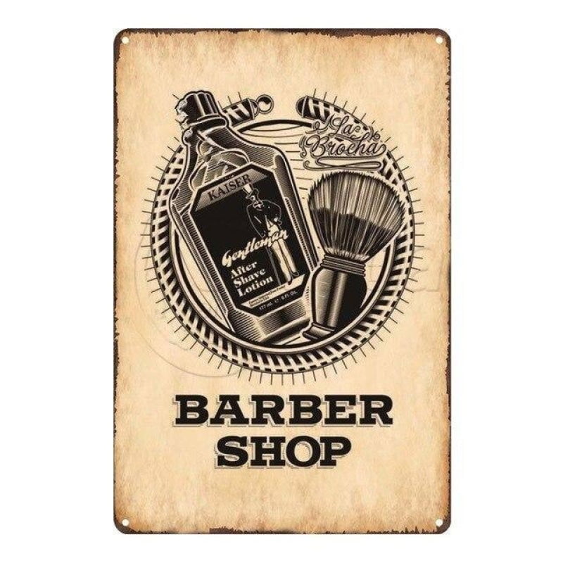 targa barbiere vintage targa barbiere vintage