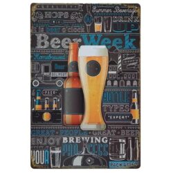 piatto da birrificio vintage
