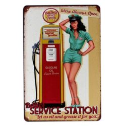 targa benzina vintage