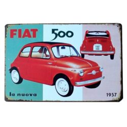 targa fiat vintage