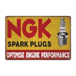 piastra metallica ngk vintage