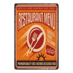 piatto ristorante vintage