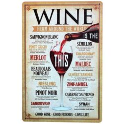 piatto vino vintage