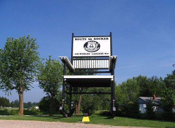route 66 ebook plus grande rocking chair du monde