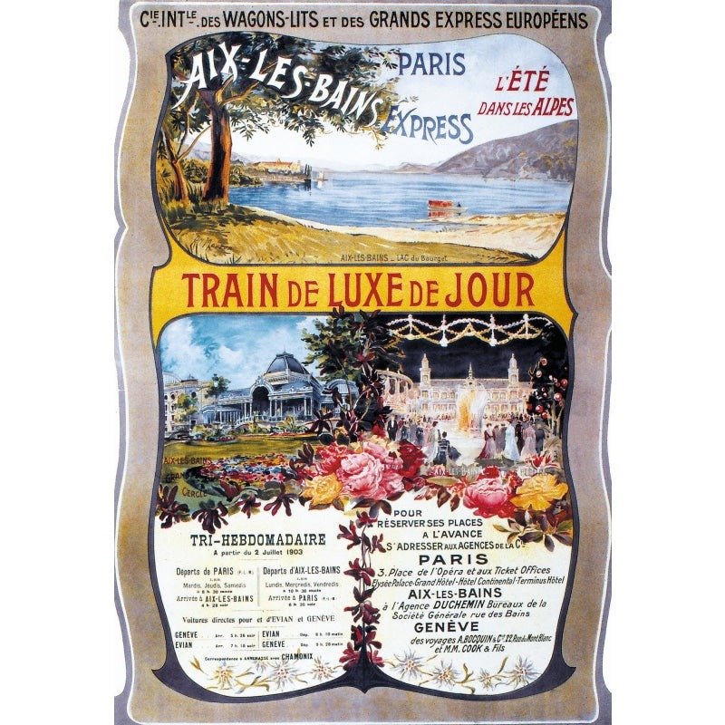 poster aix les bains poster aix les bains